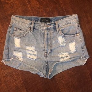 Mink Pink denim shorts